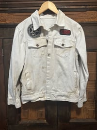 Image 8 of White Denim Demon Jacket 