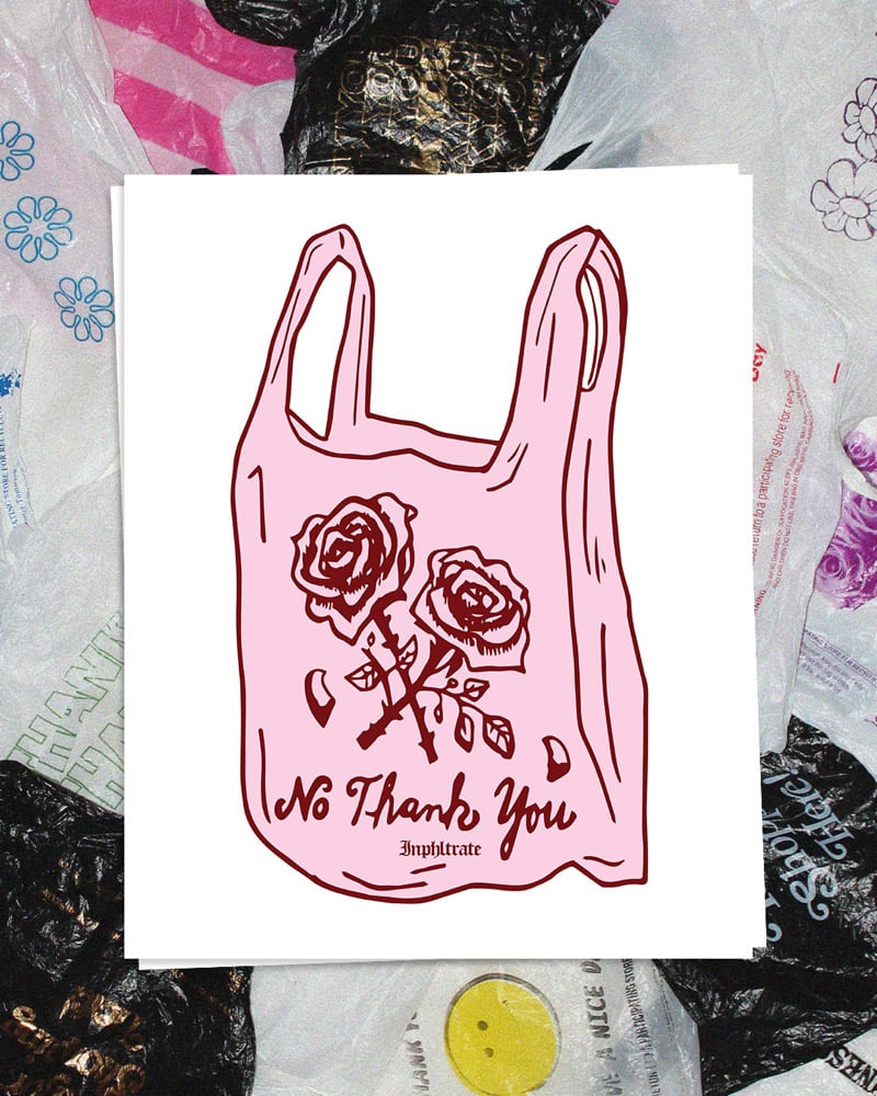 Image of No Thank You Bag Print 