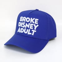 Image 2 of Broke Disney Adult SnapBack (Blue)