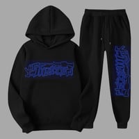 500Mooch Blk Jogger Set (Blue)