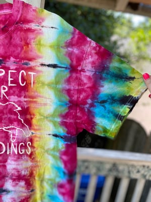 Image of XL Disrespect Your Surroundings Tie Dye Shirt 