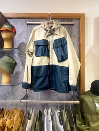 Image 7 of Slanted Pocket Hooded Safari Jacket