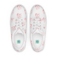 Image 2 of HEARTS <333 Women’s lace-up canvas shoes
