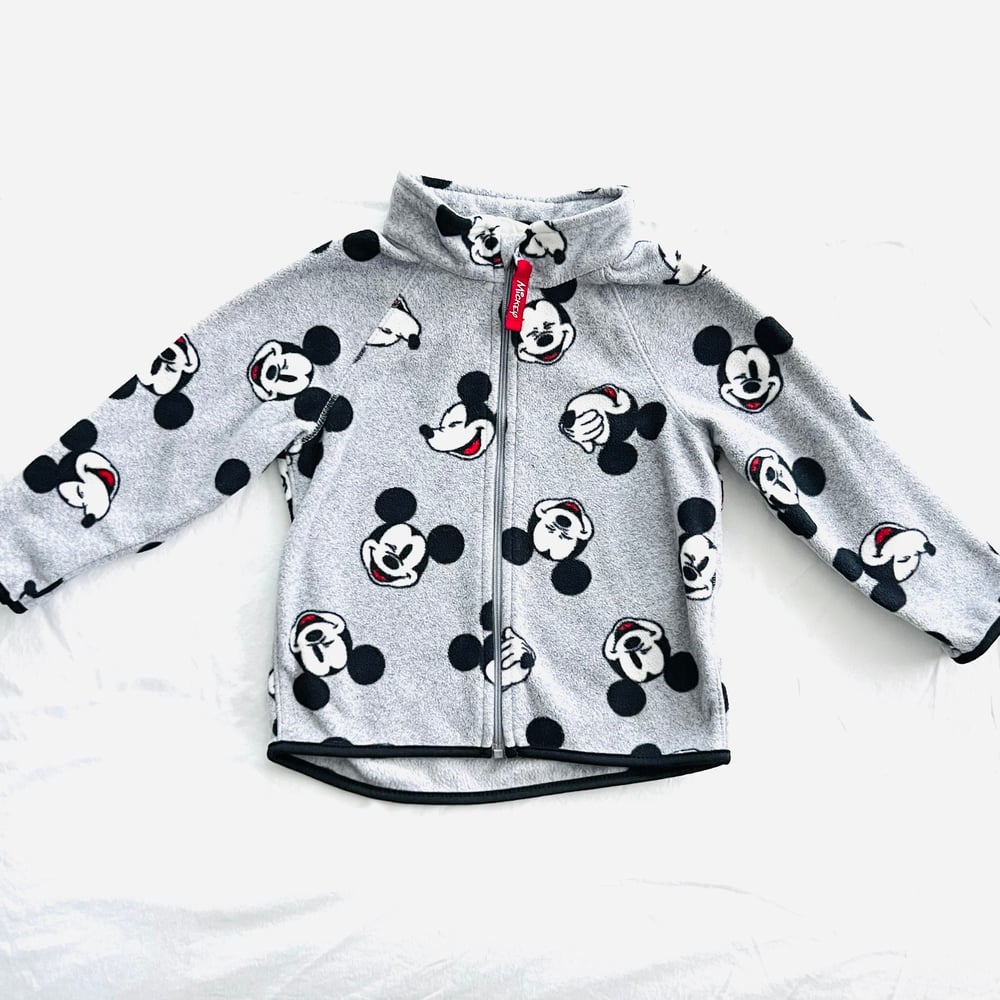 Image of H&M x DISNEY MICKEY FLEECE JACKET size 12-18M