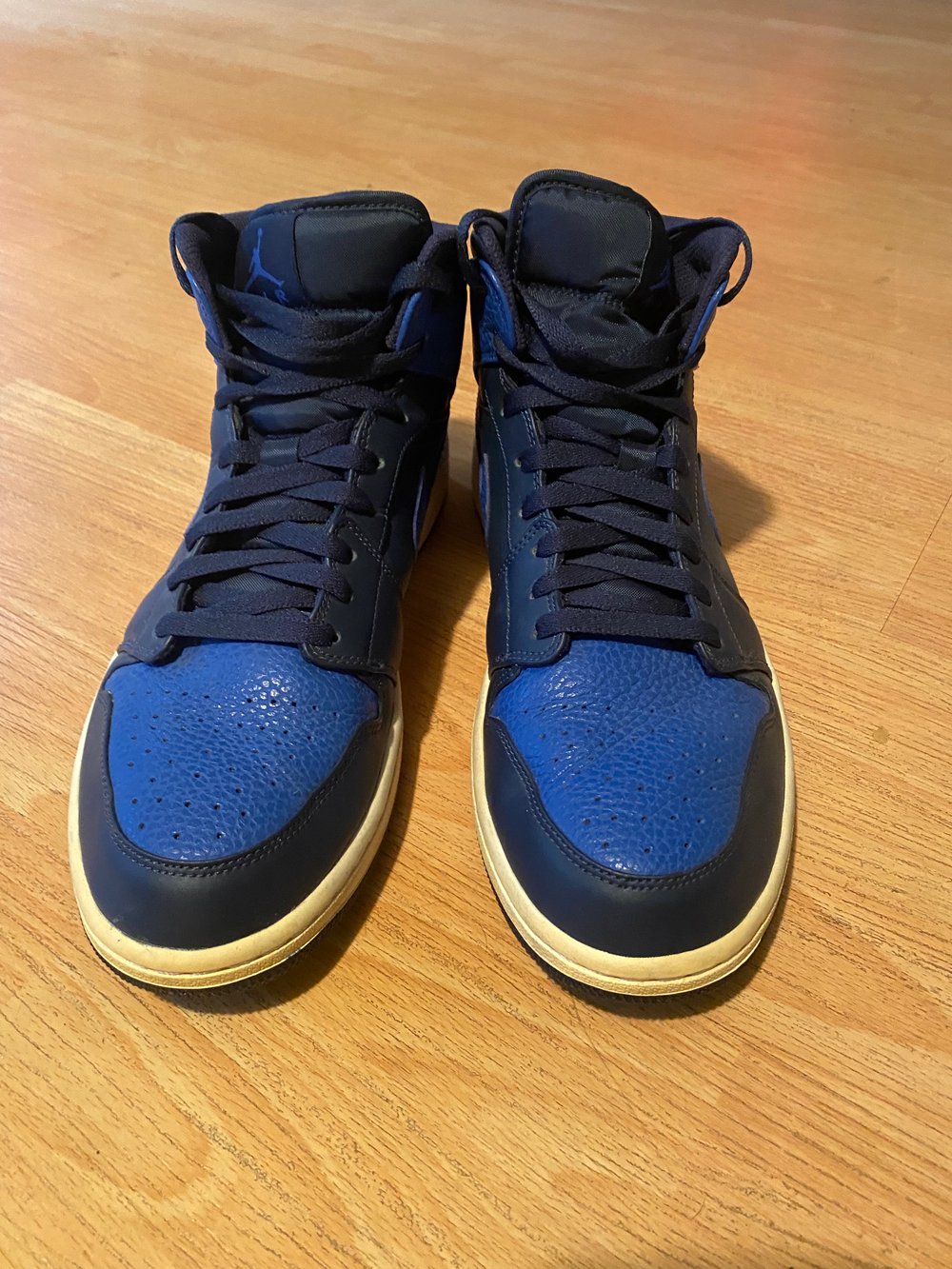 Jordan 1 Mid Obsidian Royal Size 12