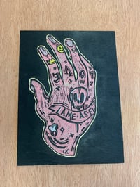 Hand Tattoo Carving