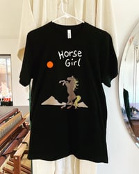 Image 2 of Horse Girl t-shirt (“no bball” version)