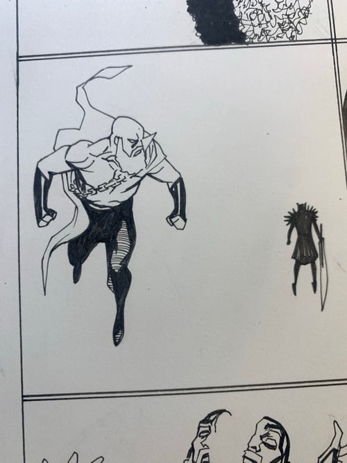 Image of POWER MAN:TIMELESS #1 page12 original art