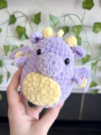 Image 1 of chonky dragon plushie