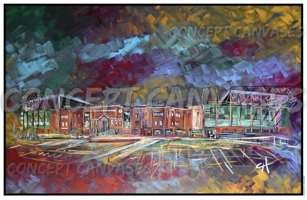 Image of Celtic Park ‘Life In Colour’ A3 Print