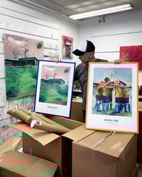 Image 5 of Painting / maleri / "Islands Brygge – Malerdrømme og tankestreger – Sammenholdet" / 80x100 cm