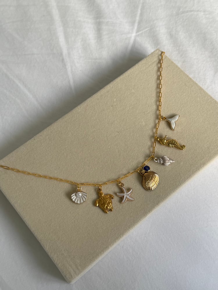 Image of Winter Sun Charm Necklace