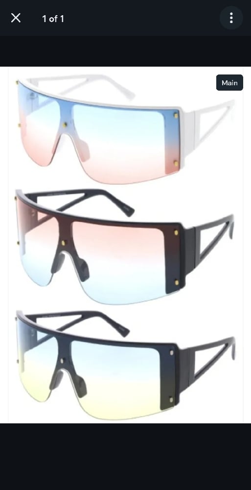 Image of Sleek shield Sunglasses 