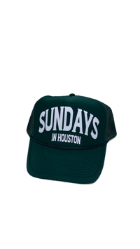 Image 1 of DARK GREEN TRUCKER HAT