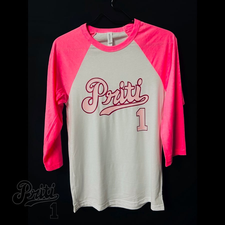 Image of “Priti Pink” Raglan Tee