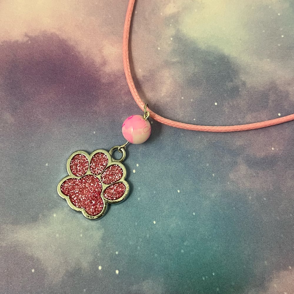 Image of Paw Print Necklace