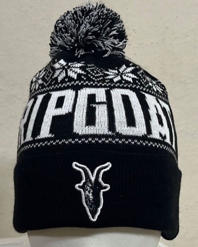 Image of RIPGOAT Pom Knit Beanies 