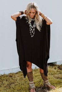 Image 1 of The Wren Tunic - Black