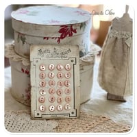 Image 5 of Vintage french Haute Nouveaute pink Button card