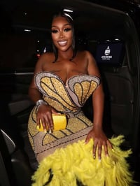 Image 6 of PETAL KISS FEATHER DRESS(MADE TO ORDER) yellow