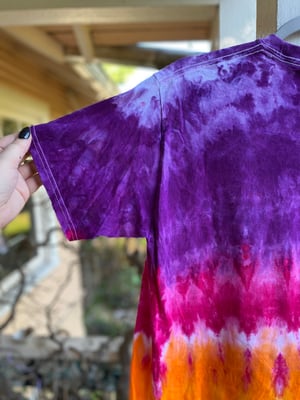 Image of MEDIUM Mom I'm Scared Come Pick Me Up Tie Dye Shirt 1