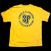 Image of S&P-“Circle Branded” Logo Tee (Antique Gold/Black)