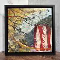 Image 1 of ART - “Mountain Flight” - Encaustic 