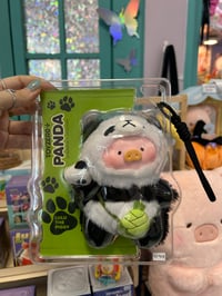 Image 1 of Lulu the Piggy Panda Plush Keychain