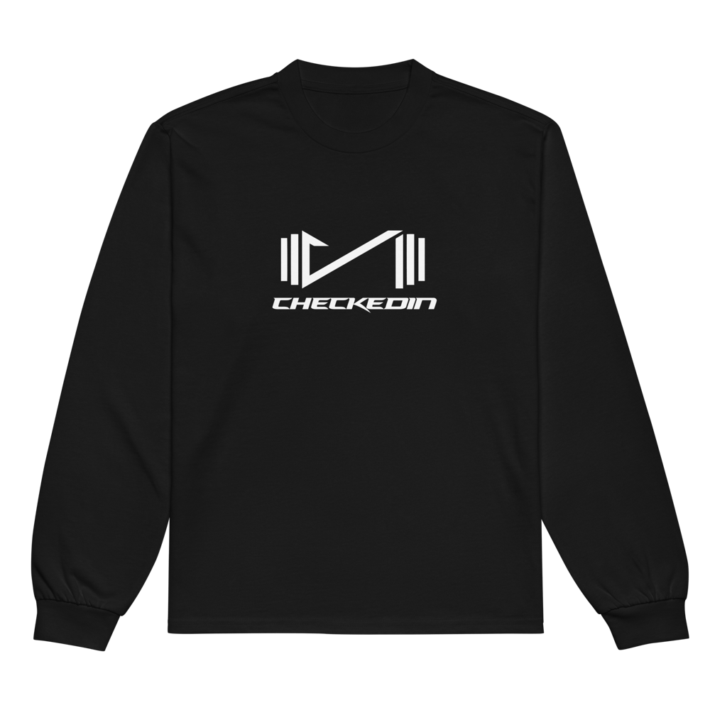 Image of Checkedin Premium Heavyweight Long Sleeve Shirt 