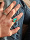 Image of Turquoise teardrop ring