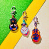 Spiderverse ATSV Hanging Spidey Glitter Epoxy Acrylic Charms