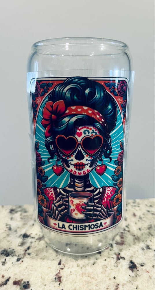 Image of La Chismosa GLASS+LID+GLASS STRAW
