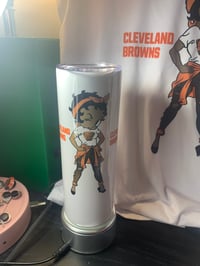 Image 1 of Betty boop cleveland browns T and tumbler