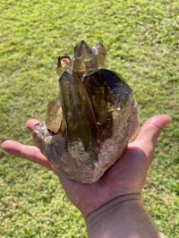 Image 23 of Smoky Citrine Points Cluster #1876