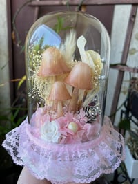 Image 2 of Pink & white mushroom LED dome