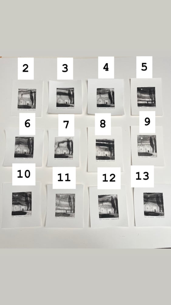 ‘The Gloaming’ Original Drypoint Etching