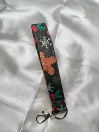 Image 1 of GingerBread Delight Wristlet Key Fob 