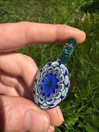 Image 5 of Deep Blue Dotstack Pendant