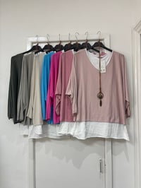 NECKLACE DOUBLE LAYER TOP