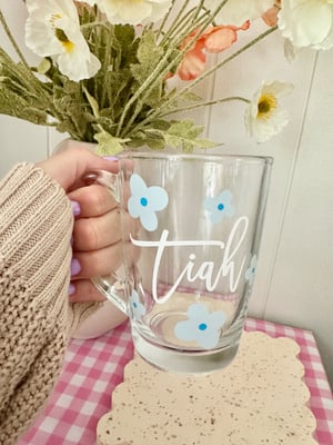 Image of PERSONALISED GLASS MUGS