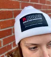 Image 3 of NDLON Beanie - White 