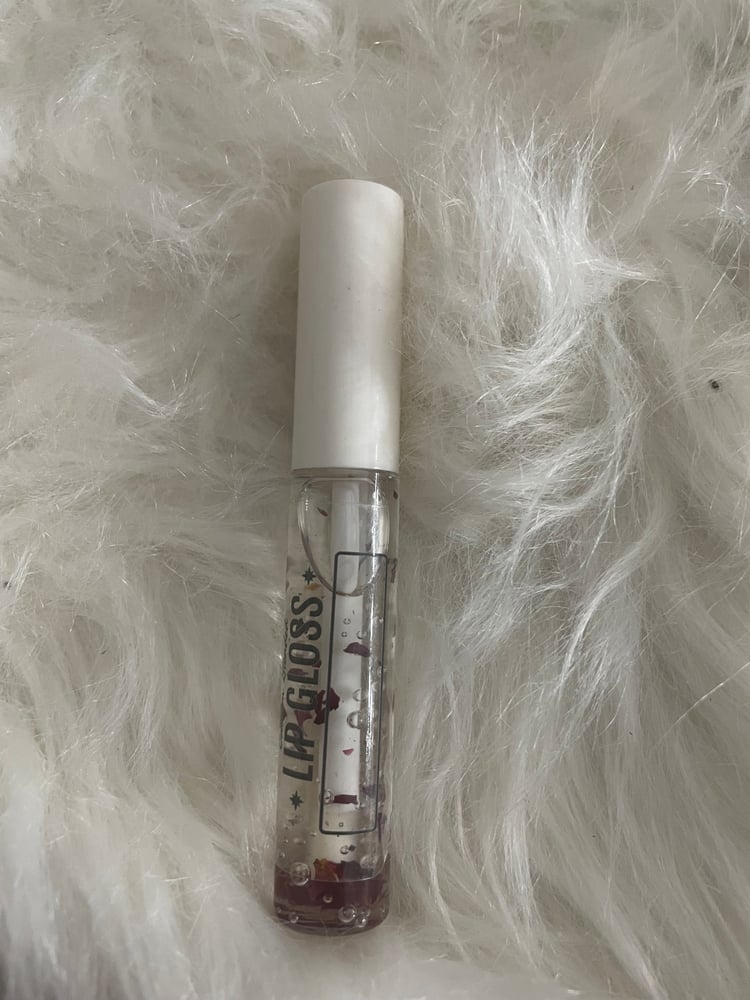 Image of Rose petals infused lipgloss 