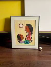 Image 1 of Acrylic Drawing on Paper