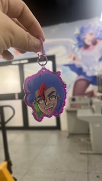 Image 1 of Viktoriia (Human) (Double sided acrylic keychain)