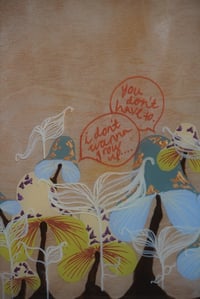 Image 2 of I DON'T WANNA GROW UP- painting