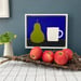 Image of Green Pear and Cup