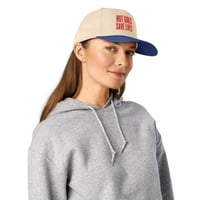 Image 4 of HOT GIRLS SAVE LIVES - THE TWO TONE BASEBALL HAT IN RED