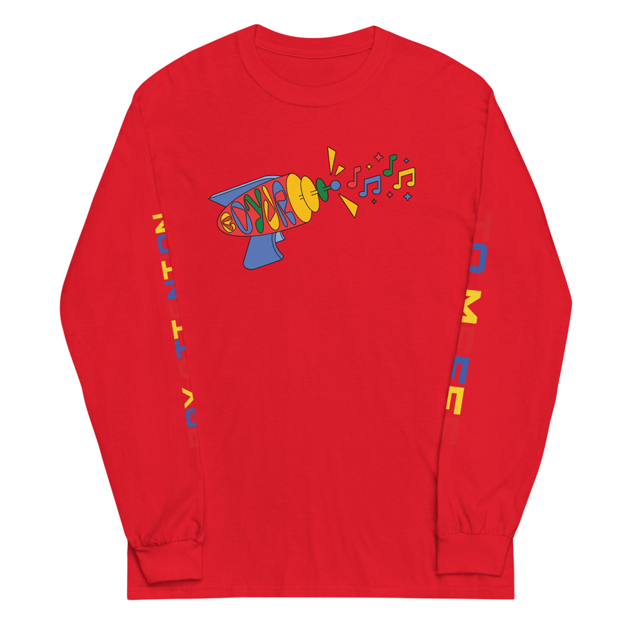 Image of Raygun Long Sleeve - Sleeve Text