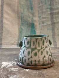 Image 1 of Small green vase 
