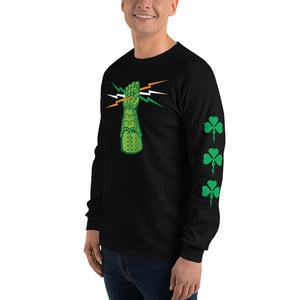 Image of Gauntlet Long Sleeve Black Shirt